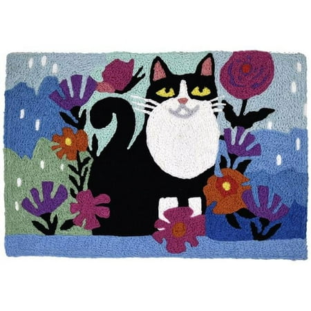 20 x 30 in. Garden Feline Indoor & Outdoor Accent Rug