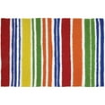thumbnail image 1 of 20 x 30 in. Juicy Fruit Stripes Rectangle Rug, Multi Color, 1 of 1