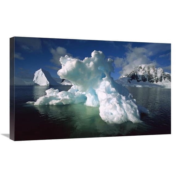 20 x 30 in. Melting Iceberg, South End of Lemaire Channel, Antarctic Peninsula, Antarctica Art Print - Colin Monteath