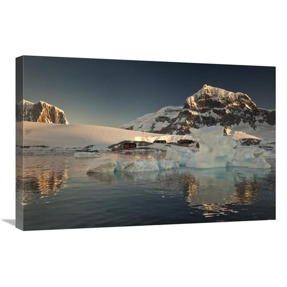 20 x 30 in. Museum, An Old English Military Base, At Sunset, Port Lockroy, Wiencke Island, Antarctic Peninsula, Antarctica Art Print - Colin Monteath