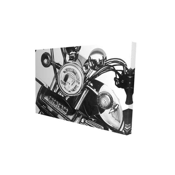 20 x 30 in. Realistic Motorcycle-Print on Canvas