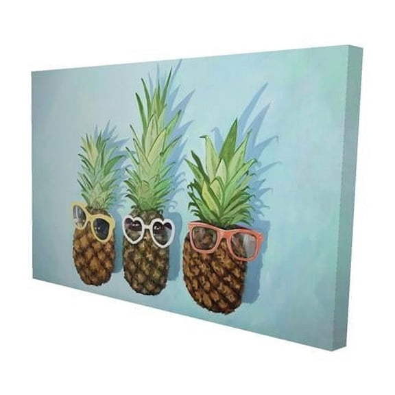 20 x 30 in. Summer Pineapples-Print on Canvas