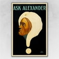 thumbnail image 1 of 20 x 30 in. Vintage c1920s Alexander Vintage Magic Multi Color Wall Art, 1 of 1