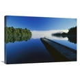 thumbnail image 1 of 20 x 30 in. Wood Dock Reaching Out Into Lake Mapourika, South Island, New Zealand Art Print - Andy Reisinger, 1 of 1