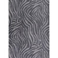 thumbnail image 1 of 20" x 31" Polyester Charcoal Area Rug, 1 of 2