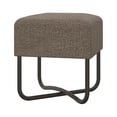 thumbnail image 1 of 20 x 36 x 18 in. Ace Bench in Mocha Fabric with Black Painted Base, 1 of 1