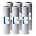 20" x 4.5" Full Flow Coconut Shell Water Filter Cartridge | Activated Carbon Block CTO | Compatible with CB-45-2005, EP-20BB, CBC-20BB, EP-20BB, MatriKX 32-450-20-GREEN, Filtrex FXB20CL2, 6 Pack