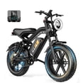 thumbnail image 1 of 20" x 4" Fat Tire Electric Bike, Peak 1500W Motor Dirt Adult Ebike with 48V 15.6Ah Removable Battery, Electric Mountain Bicycle with 7 Speed, UL2849, 1 of 10