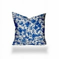 thumbnail image 1 of 20 x 4 x 20 in. Blue & White Blown Seam Coastal Throw Indoor & Outdoor Pillow, 1 of 1