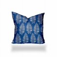 thumbnail image 1 of 20 x 4 x 20 in. Blue & White Enveloped Tropical Throw Indoor & Outdoor Pillow, 1 of 1