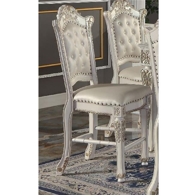 20 x 53 x 47 in. Vendome Counter Height Chair, Antique Pearl