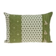 thumbnail image 1 of 20" x 6" x 14" Tropical Green Pillow Cover With Down Insert, 1 of 4