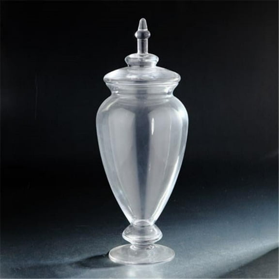 20 x 7.5 in. Glass Jar with Lid, Clear