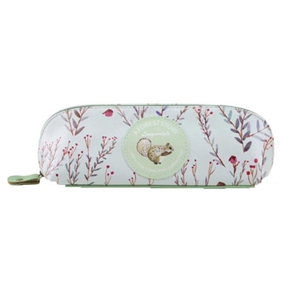 20 x 7.5 x 6 cm Simple Pattern High Capacity Pencil Cases Cosmetic Purse Bag