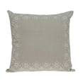 thumbnail image 1 of 20" x 7" x 20" Decorative Transitional Beige Pillow Cover With Poly Insert, 1 of 3