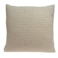 thumbnail image 1 of 20" x 7" x 20" Decorative Transitional Tan Pillow Cover With Poly Insert, 1 of 4