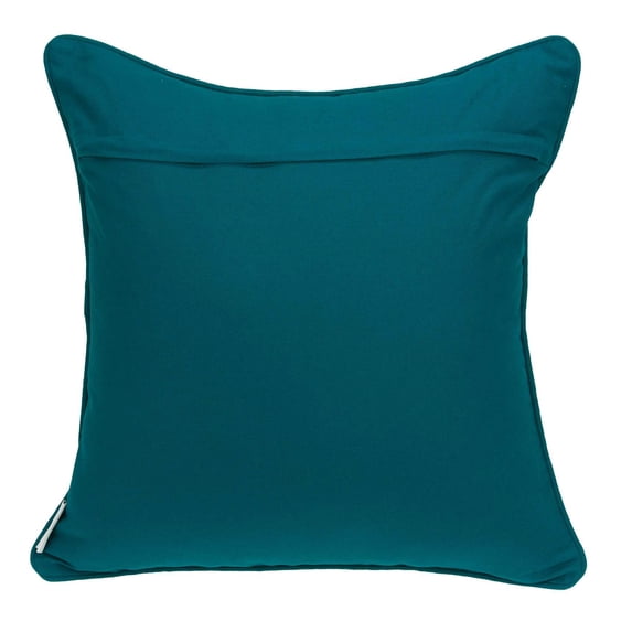 20" x 7" x 20" Handmade Traditional Multicolor Pillow Cover With Down Insert