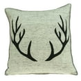 thumbnail image 1 of 20" x 7" x 20" Lodge Grey & Black Pillow Cover With Poly Insert, 1 of 5