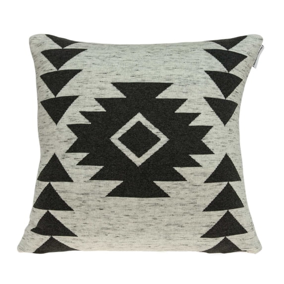 20" x 7" x 20" Southwest Tan Accent Cotton Pillow Cover With Poly Insert