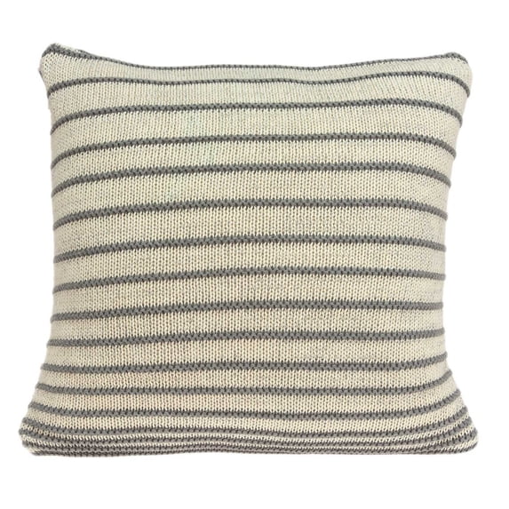 20" x 7" x 20" Stunning Transitional Tan Pillow Cover With Poly Insert