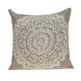 thumbnail image 1 of 20" x 7" x 20" Traditional Tan Pillow Cover With Down Insert, 1 of 5