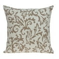 thumbnail image 1 of 20" x 7" x 20" Transitional Beige Pillow Cover With Poly Insert, 1 of 5
