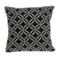thumbnail image 1 of 20" x 7" x 20" Transitional Black Pillow Cover With Poly Insert, 1 of 2