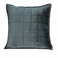 thumbnail image 1 of 20" x 7" x 20" Transitional Charcoal Solid Quilted Pillow Cover With Poly Insert, 1 of 5