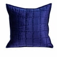thumbnail image 1 of 20" x 7" x 20" Transitional Royal Blue Quilted Pillow Cover With Poly Insert, 1 of 5