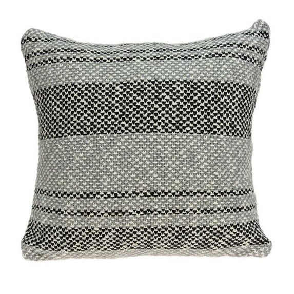 20 x 7 x 20 in. Stunning Transitional Gray Accent Pillow Cover with Poly Insert