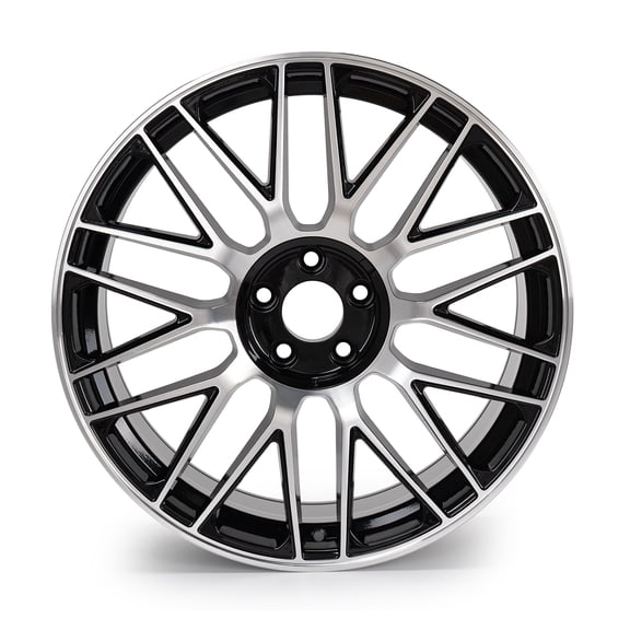 20" x 8.5" Wheel Rim for Mercedes Benz S-Class S500 S550 Black Replacement Alloy Rim ET40