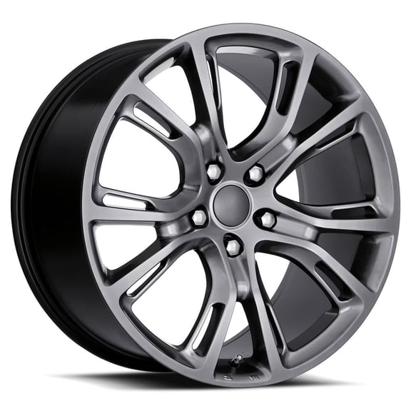 New 20x9 Inch Wheel for Jeep Spyder Monkey FR 88 Style 20 inch Hyper Black Alloy Rim 5x127 Bolt Pattern 35mm Offset - Factory Reproduction Wheel