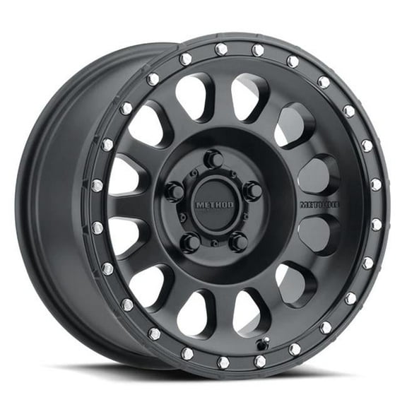 20 x 9 in. 8 x 170 mm Bolt Pattern 18 mm Offset 130.81 mm Center Bore MR315 Wheel, Matte Black
