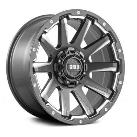 20 x 9 in. Gloss Graphite with Milled Accents Wheel