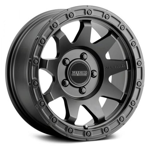 20 x 9 in. MR317 6 x 5.5 in. Bolt Pattern 5 Back Space 0 Offset 106.25 Center Bore Black Wheel