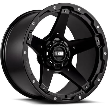 20 x 9 in. Matte Black Inserts Wheel