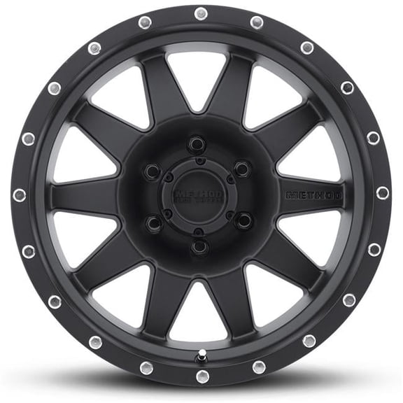 20 x 9 in. Standard 8 x 6.5 in. Bolt Pattern 5.75 in. Backspace 18 mm Offset the Wheel - Matte Black