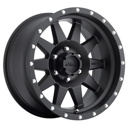 20 x 9 in. The Standard with 6 on 55 Bolt Pattern - Black Painted