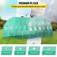 thumbnail image 1 of 20’x10’ Portable Greenhouse for Plants, Walk-in Design with Galvanized Steel Hoops & 3 Cross Beams, UV Protected Green Cover, 1 of 7