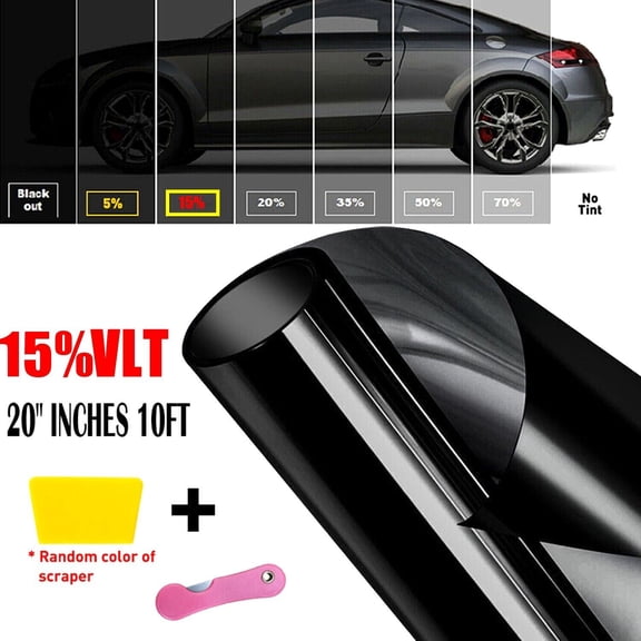 20"x10ft Uncut Roll Window Tint Film 15% VLT