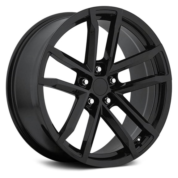 20x11 for Fr 41 Camaro Zl1 Replica Wheels FR 41 Gloss Black (20 x 11, +43 Offset, 5x120.65 Bolt Pattern, 66.9mm Hub)