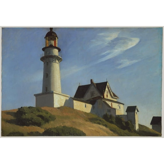 20"x14" Fine Art Quality Poster: Edvard Munch - Lighthouse