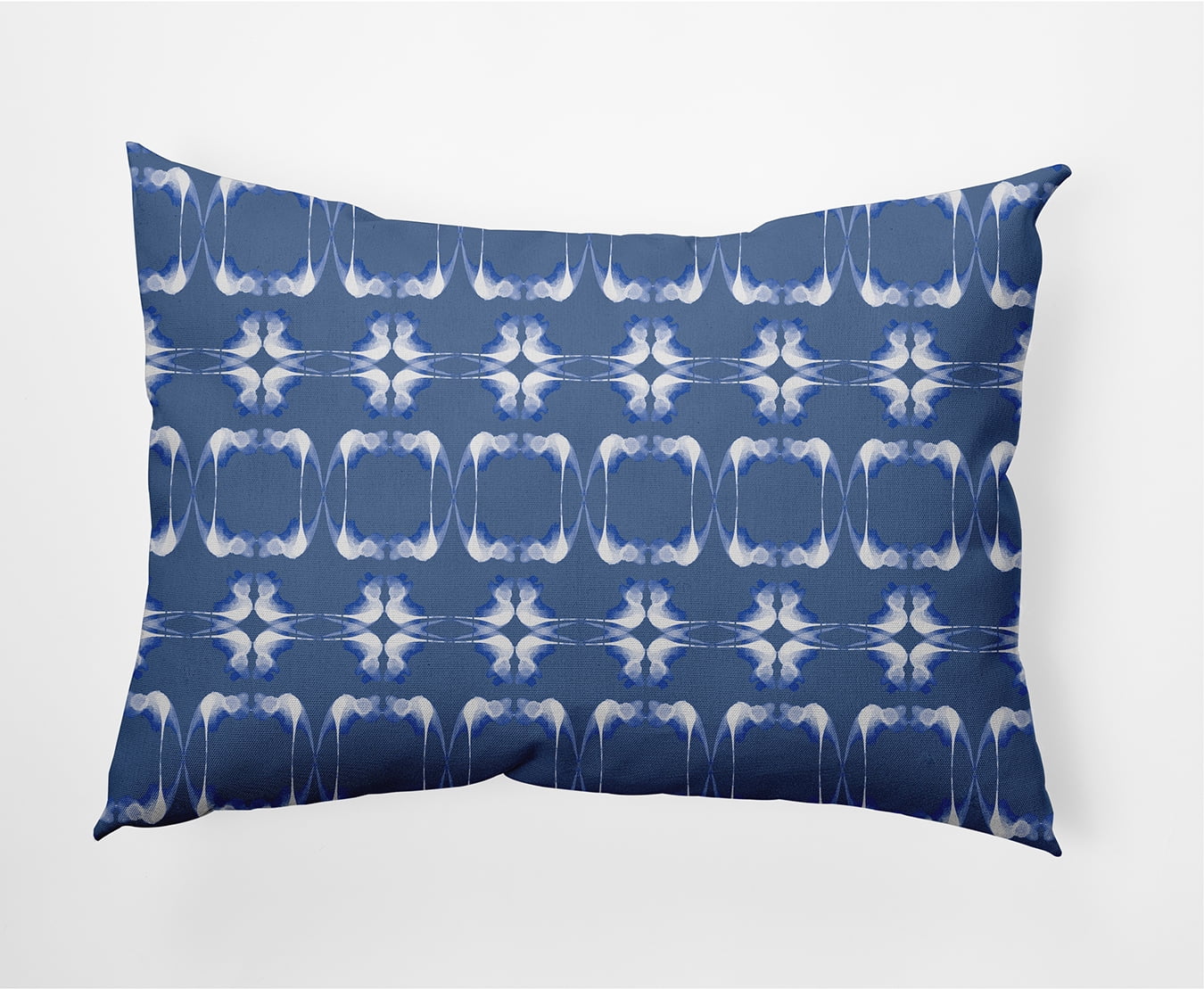20"x14" Simply Daisy Summer Picnic Poly Indoor/Outdoor Pillow, Blue Qty 1