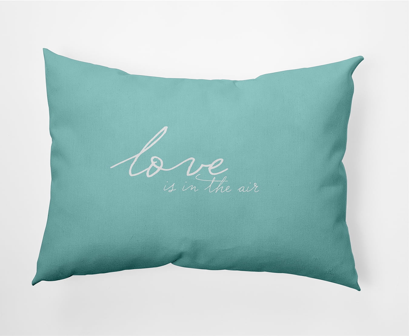 20"x14" Simply Daisy Valentines Love in the Air Poly Accent Pillow, Blue Qty 1