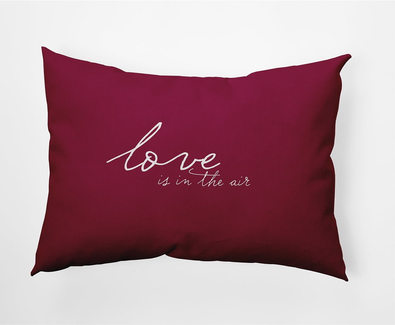 20"x14" Simply Daisy Valentines Love in the Air Poly Accent Pillow, Magenta Qty 1