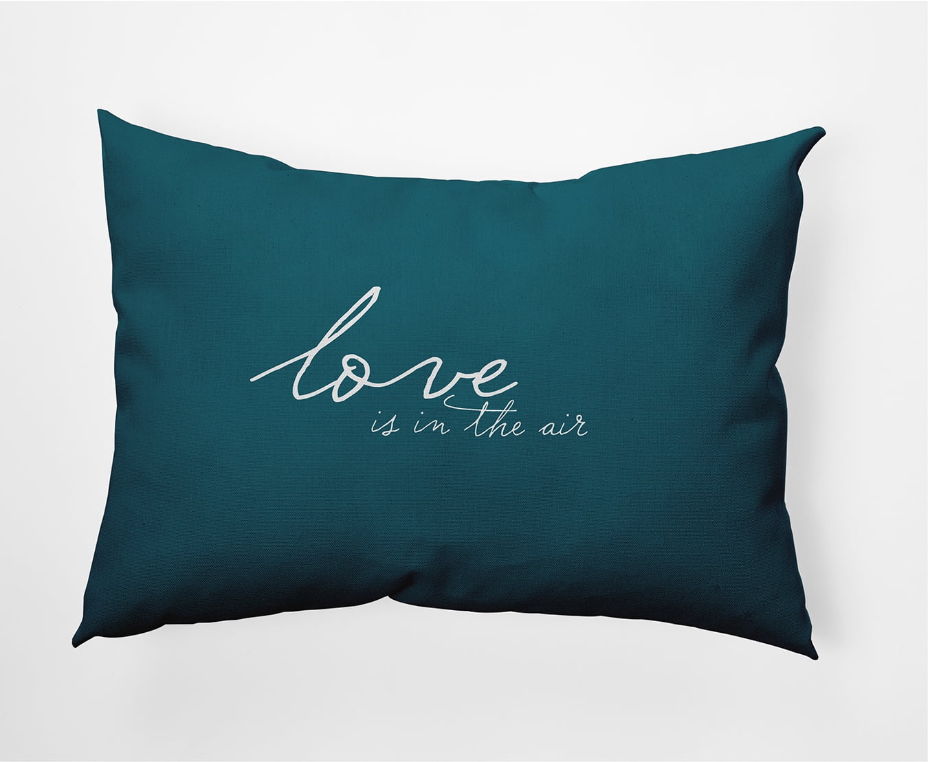 20"x14" Simply Daisy Valentines Love in the Air Poly Accent Pillow, Teal Qty 1