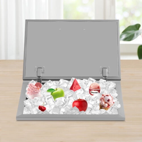 20''x14''x13'' Drop In Ice Chest Outdoor Stainless Steel Beer Beverage Cooler