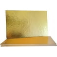 thumbnail image 1 of 20"x16" Gold Rectangle Compressed Cakeboards, 10 ct., 1 of 6