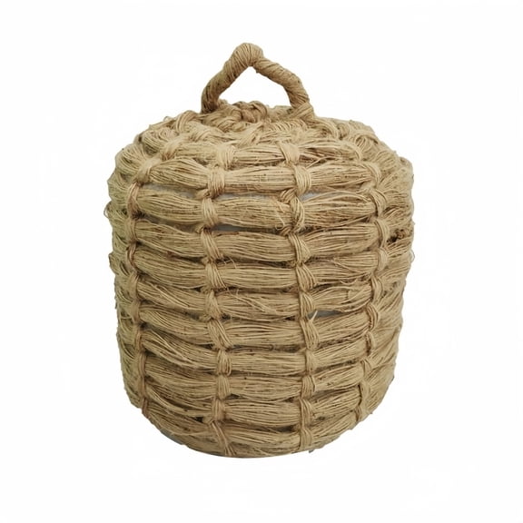 20"x20" Boat Fender with Handle for Docking EVA Filling Coir Rope Wrapped Boat Bumper Ball Universal Fit Boat Accessories