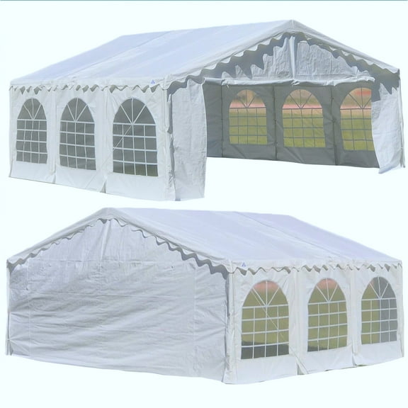 20'x20' Budget PE Party Tent Canopy Shelter with Waterproof Top - By DELTA Canopies